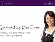 Tablet Screenshot of annamanderson.com